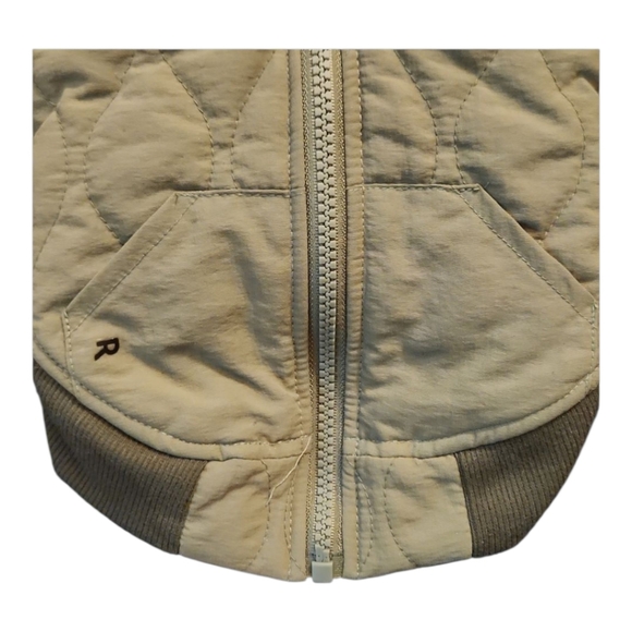 Reddy- Quilted Bomber Dog Jacket in Olive Green Small - Picture 4 of 6